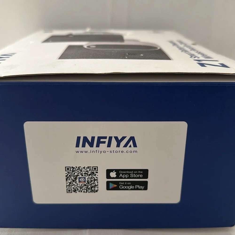 New in Box INFIYA (4) Pack Smart Battery-Powered Wireless Security Cameras.